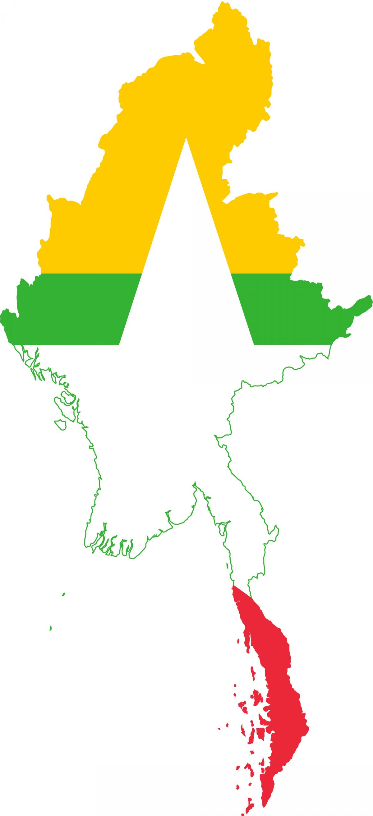 Mapa Myanmaru logo