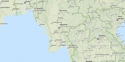 Gps mapa pro Myanmar